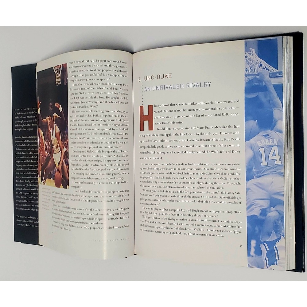 Carolina Basketball A Century of Excellence Book UNC Press Lucas/Smith/Williams - Picture 8 of 10